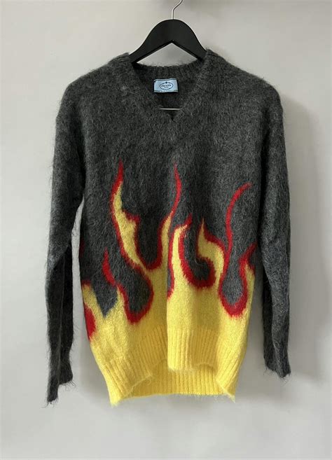 prada mohair flame sweater|Prada Flame Mohair Intarsia Sweater — CONSUMED.